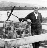 The first stone cairn erected